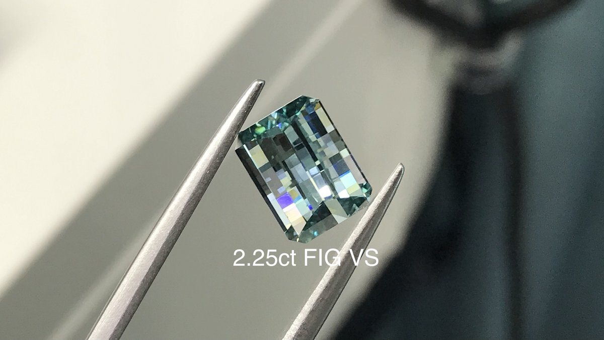 2.25克拉 马赛克 FIG(绿)色 VS