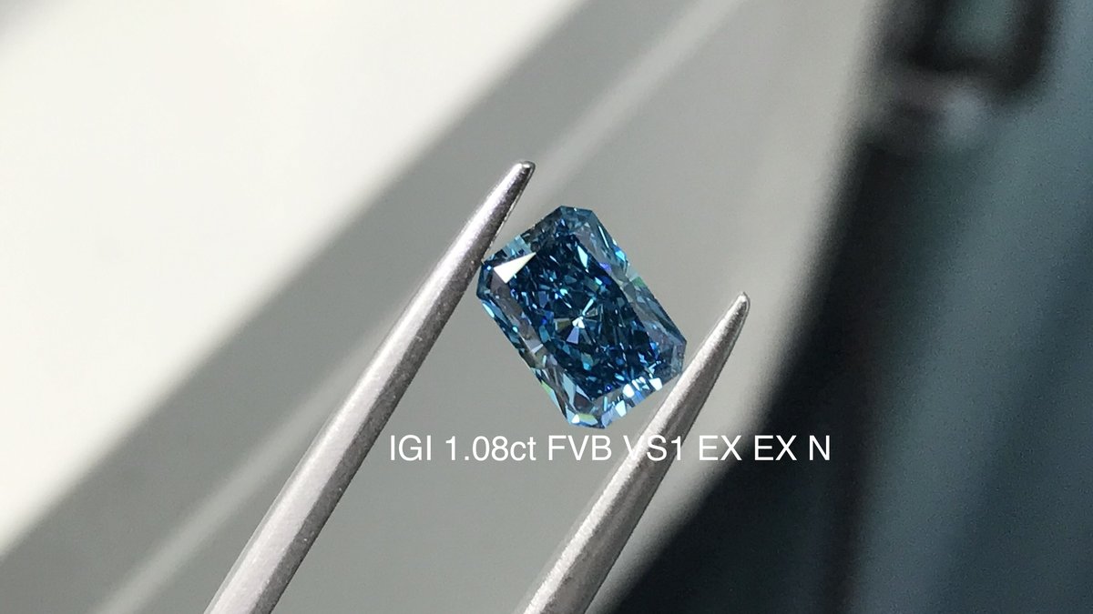 1.08克拉 雷迪恩 FVB(蓝)色 VS 1