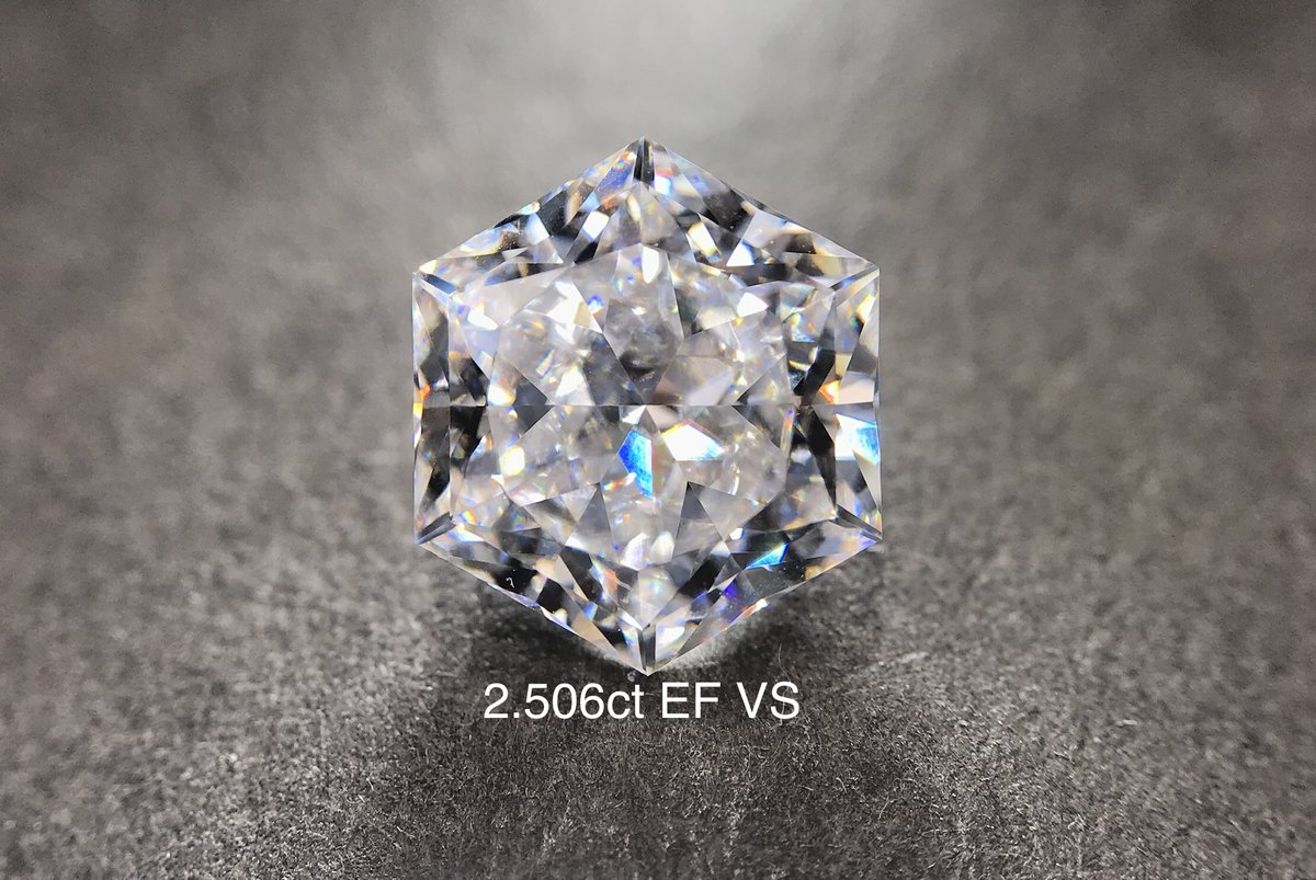 2.506克拉 皇后切 EF色 VS