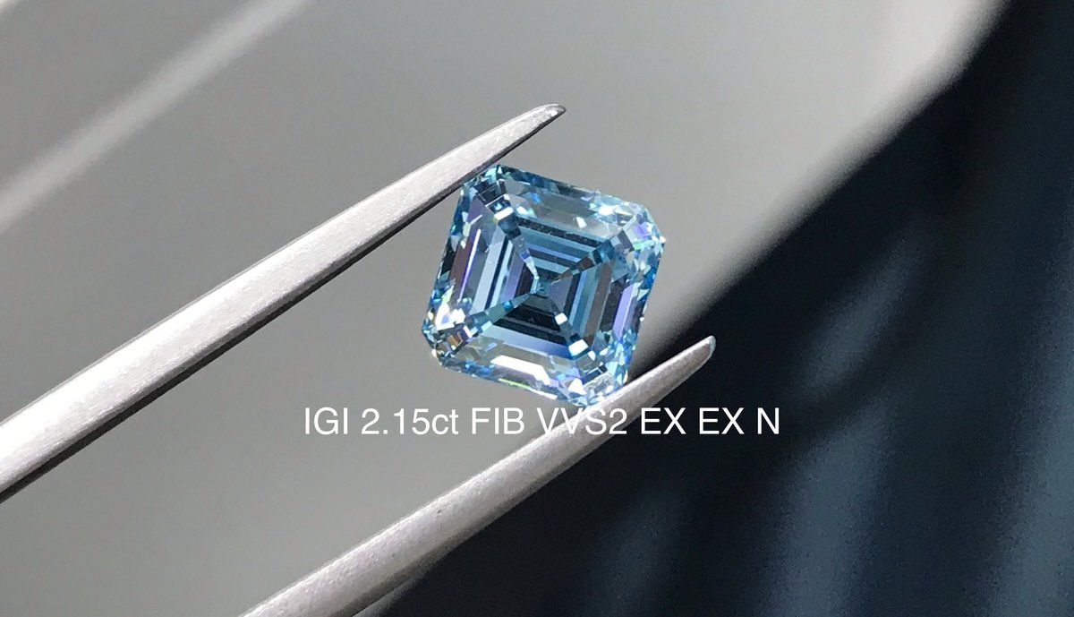 2.15克拉 阿斯切 FIB(蓝)色 VVS2